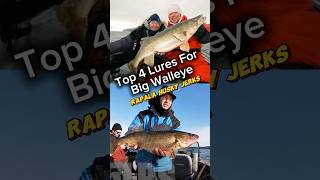 Top 4 RAPALA Husky Jerk Colors for BIG WALLEYE #shorts #fishing