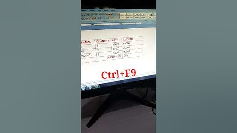 how table calculation in Ms word #mswordtricks #computertricks #shortvideo #newshorts #viralvideo