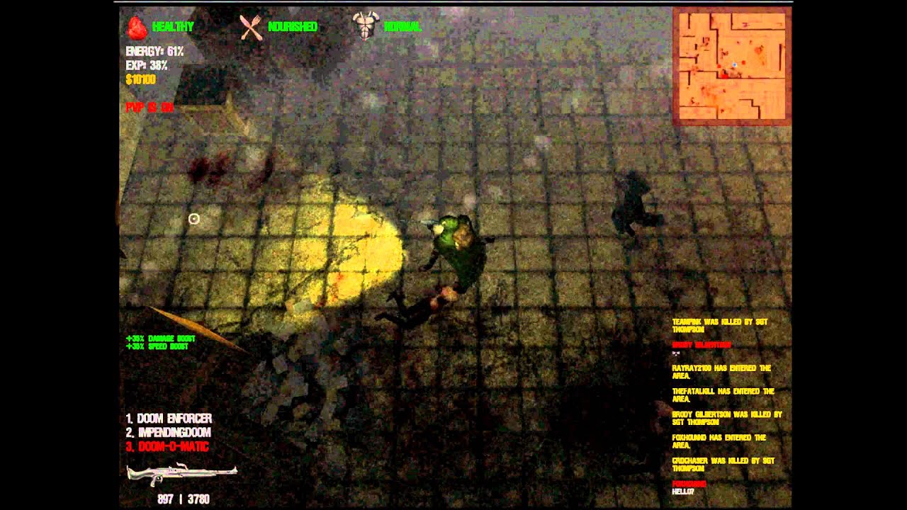 Dead Frontier: Dead exposure vs Sgt Thompson