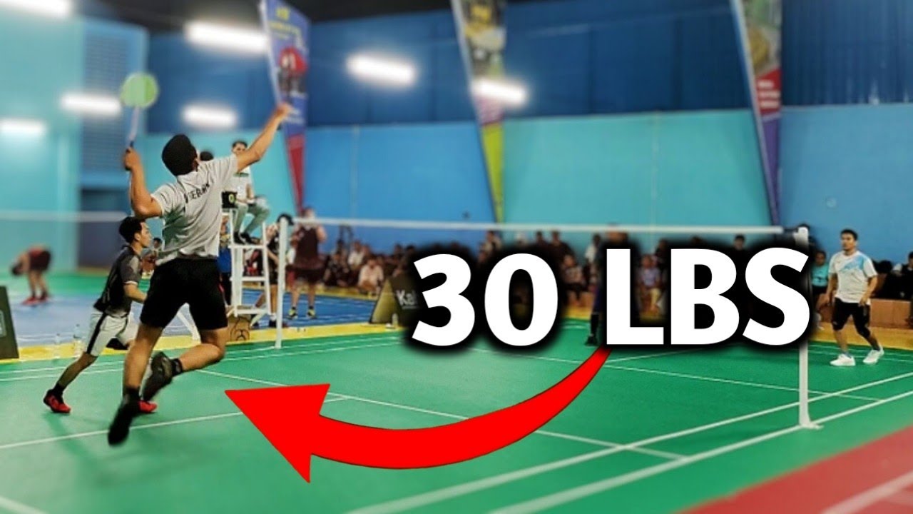 Masih TANGAN KIRI Lohh ini !! 30 Lbs Badminton Smash Sound YouTube