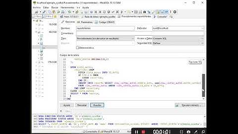 SYSDBA   Curso MariaDB   Cap 7   Tabla Temporal