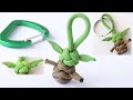 DIY Baby Yoda Inspired Paracord Keychain/Figure/Buddy-Diamond/West Country Whipping Knot-CBYS