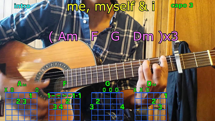 Me, Myself & I Guitar version - Guitar performance video thumbnail