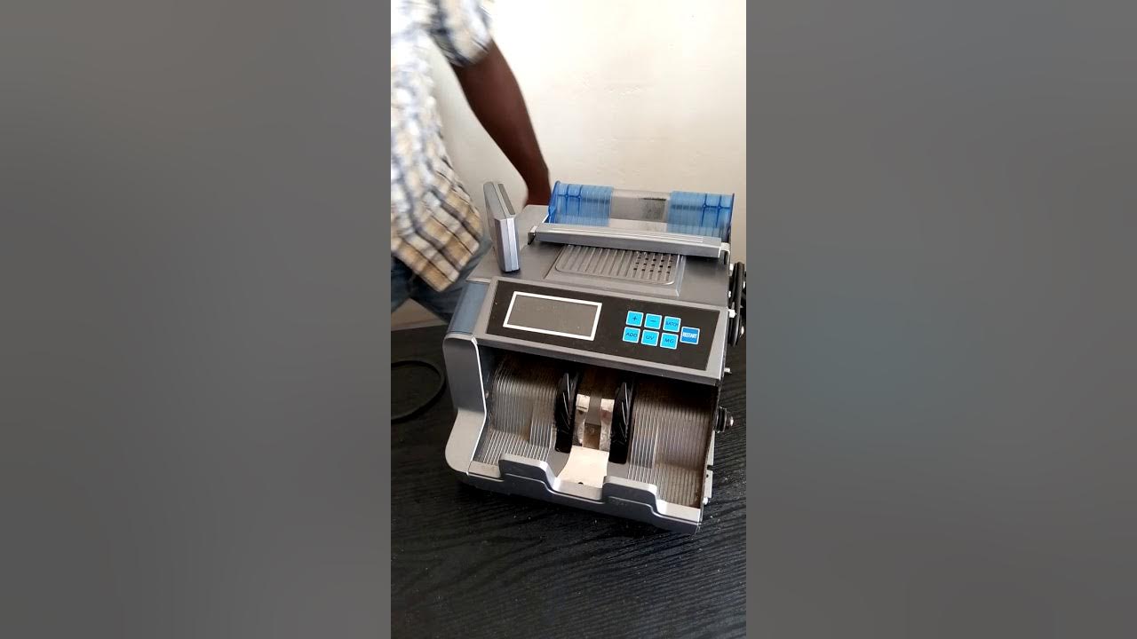 Money counting machine repair YouTube