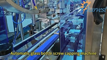 #Automatic single head glass bottle twist off capping machine, #Screw capper equipment (2025)