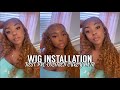BEST PRE-COLORED CURLY HAIR FOR FALL | WIG INSTALL || ft. Ashimary Hair