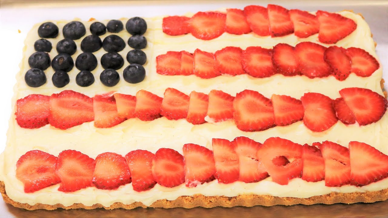 FLAG TART | KID-FRIENDLY COOKING | EASY DESSERT | Chef Lorious