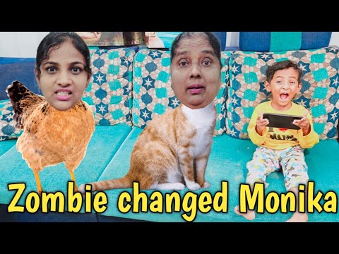 Zombie 🧟‍♀️ changed Monika | comedy video collection | Prabhu sarala lifestyle 