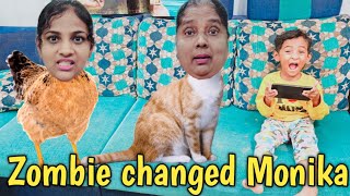 Zombie 🧟‍♀️ changed Monika | comedy video collection | Prabhu sarala lifestyle 
