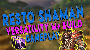 BfA 8.3 RESTO SHAMAN Versatility M+ Build (+40% Vers) | +19 Atal
