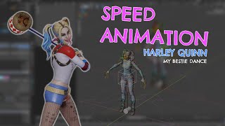 Speed Animation - Animacion 3d - 30+ Hrs - Harley Quinn