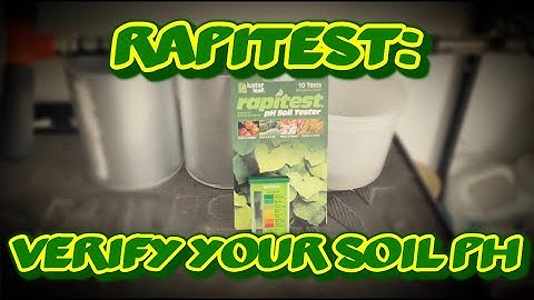 One Way to Verify Your pH using Rapitest Soil pH Tester.