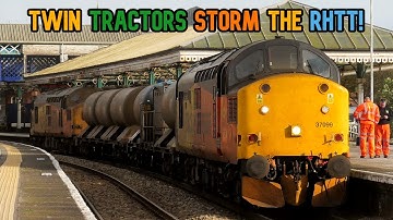 TWIN TRACTORS 37099 and 37254 STORM 3J51 RHTT and associated moves over a few days in October!