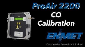 ProAir 2200 CO Calibration
