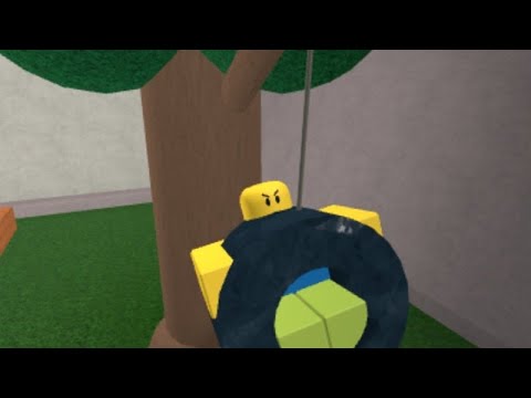 The tire swing that is not moving, and also a Roblox noob is somehow involved in this.