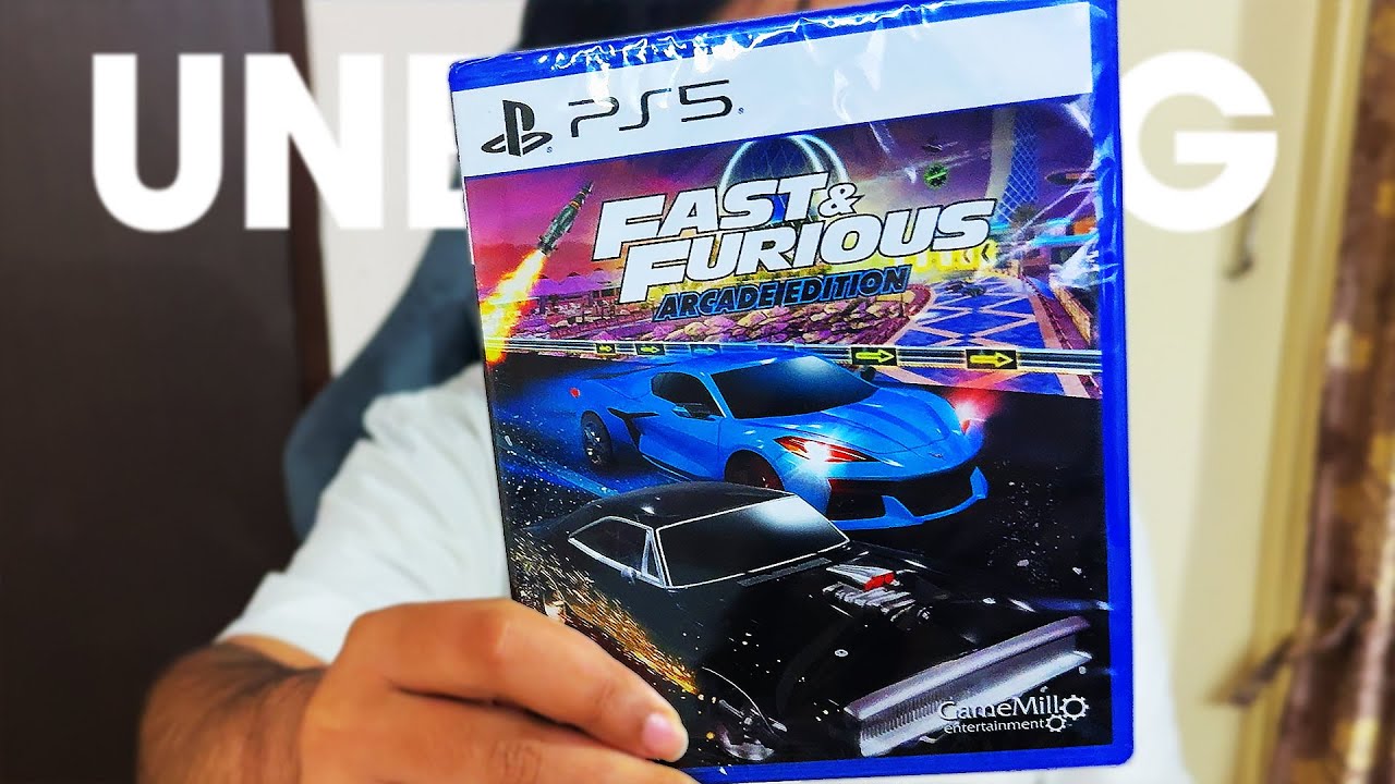 FAST AND FURIOUS Arcade Edition (PS5) Unboxing in INDIA