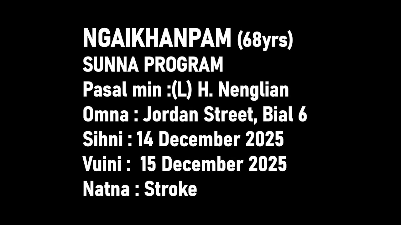 NGAIKHANPAM (68yrs) | SUNNA PROGRAM