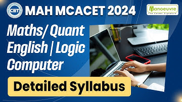 MAH MCACET 2024 | QUANT | ENGLISH | LOGICAL REASONING | COMPUTER CONCEPTS | MUST WATCH