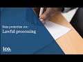 Data protection 101 lawful processing