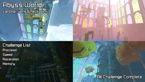 Roblox Abyss World - Cardinal Spire All Challenge (Checkpoint 7)