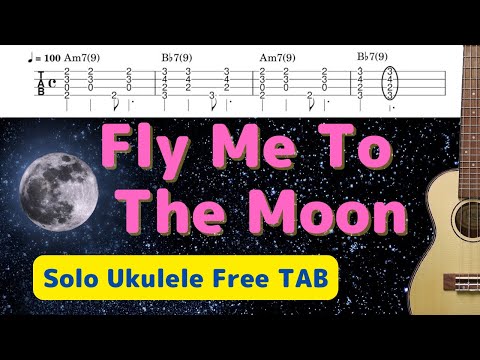 Fly Me To The Moon (ソロウクレレ) - Frank Sinatra
