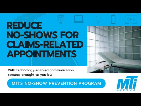 MTI's No-Show Prevention Program: Communication Streams