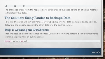 How to Transform Repeated Data Rows into Columns in Python with Pandas