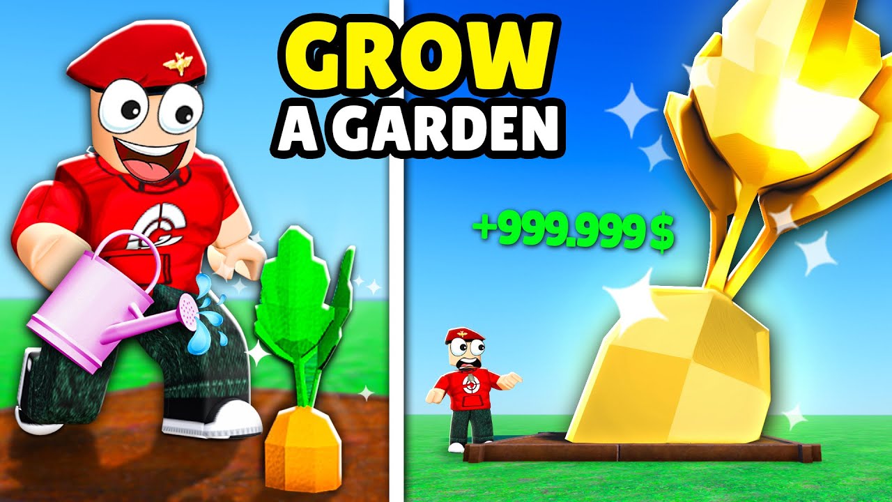DE GROOTSTE TUIN in Grow A Garden !! (Roblox)