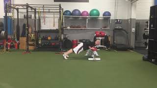 Strength Dev/Upper Body: Incline Eccentric Push Up