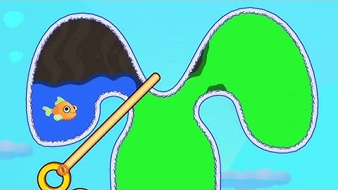 Save The Fish Gameplay! Pull Pin - Fishdom Game - Gameplay Walkthrough