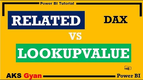What is LOOKUPVALUE DAX function in Power BI | RELATED DAX in Power BI | BI Consulting Pro