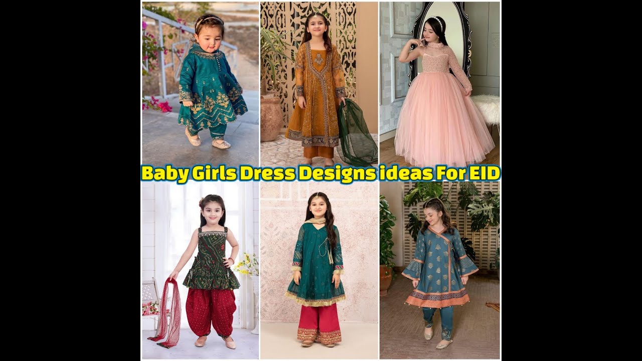 Eid special Baby Girl Dress Design 2023 Baby girl dress design ideas