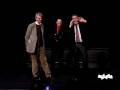 Landis takes call during Paris lecture