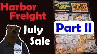 Harbor Freight July Sales Flyer Part II (New Items)