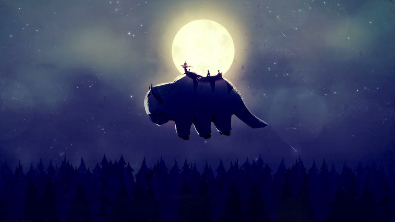 Avatar Aang Love Ambience 🌙 | 6 Hours Relaxing Atmosphere | Peaceful Night & Emotions