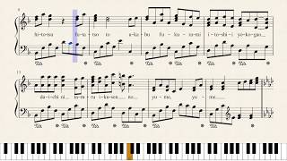 Revised D.gray-Man - Tsunaide Te Ni Kisu Wo - Piano Cover Musescore