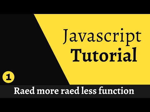 Read more read less function in javascript || React With Yuva