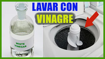 ¿Puedo utilizar vinagre para lavar la ropa?