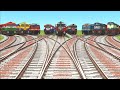 Indian Train Simulator All Locomotives Lineup | High Speed Indian Trains