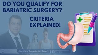 Who Qualifies for Bariatric Surgery? Dr. Amit Taggar Explains!