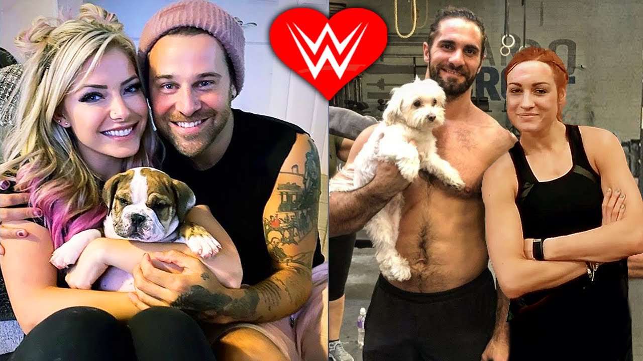 5 WWE Couples and Their Pets Alexa Bliss & Boyfriend, Seth Rollins