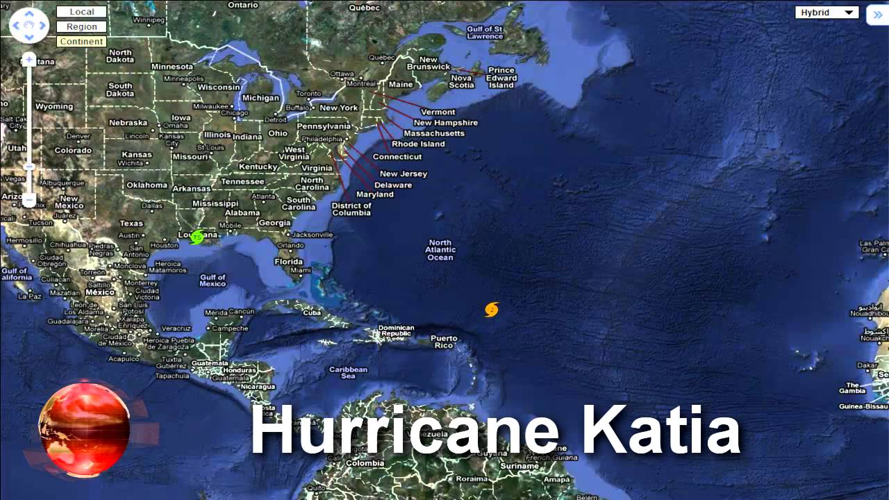 Hurricane Katia headed for U.S.
