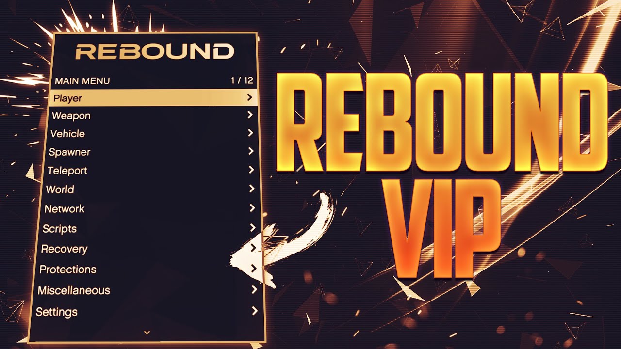 Rebound VIP GTA 5 Online 1.66 Mod Menu | Showcase & Download Tutorial ...