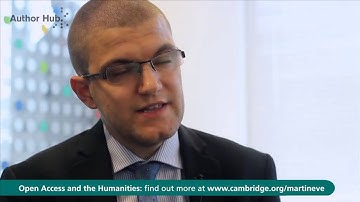 Interview with Martin Paul Eve, author of Open Access and the Humanities