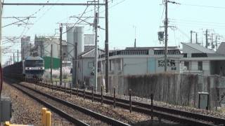 2089レ EF210 139 土山~東加古川間 大割上踏切 2013年4月