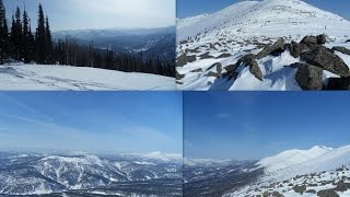 Пик Поднебесный (Дураков). Панорамное видео с вершины. Panorama from the Peak Podnebesny (Fools).