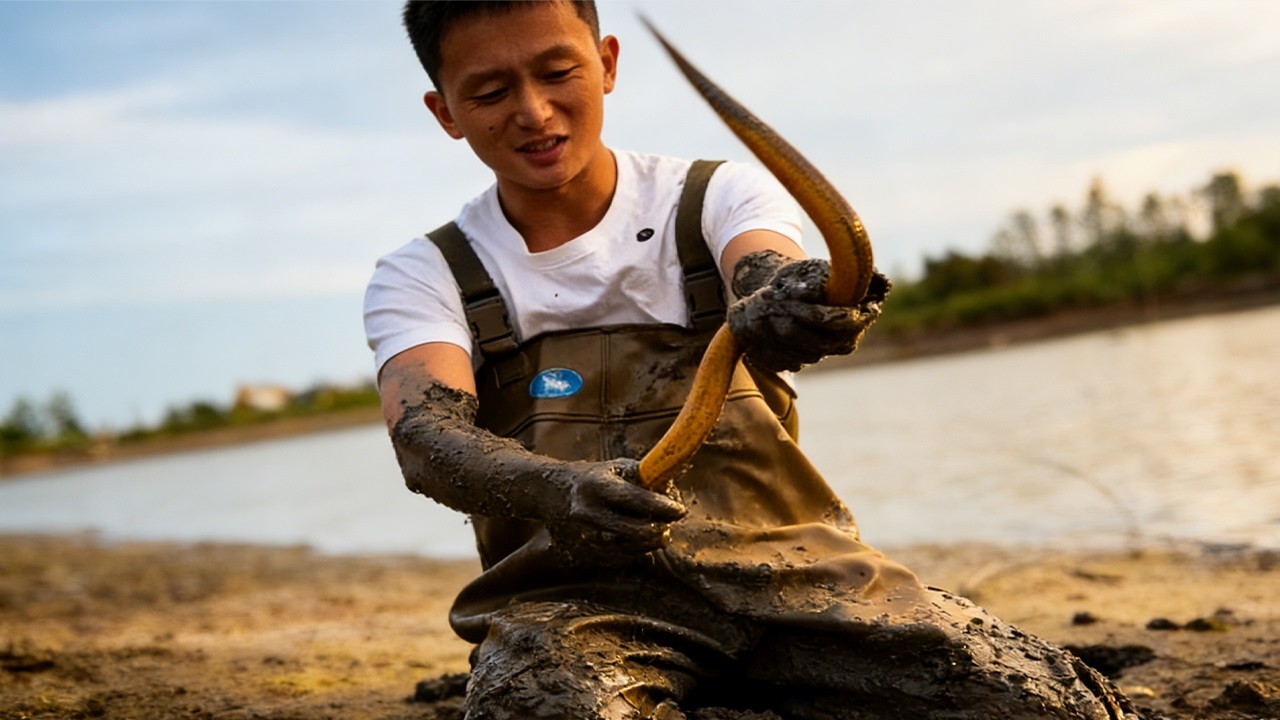 別人挖剩的鱔魚塘，我花錢再來一遍，結局意外！#fishing #熱門