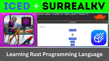 iced GUI + Database | embedded surrealkv | Rust Language
