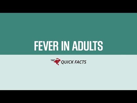 Video: Fever Without Symptoms In Adults