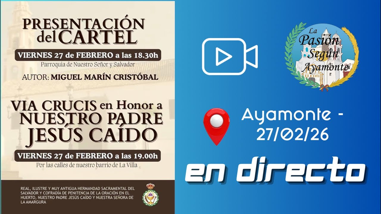 Presentación cartel Jueves Santo - Ayamonte 2026 | La Pasión según Ayamonte